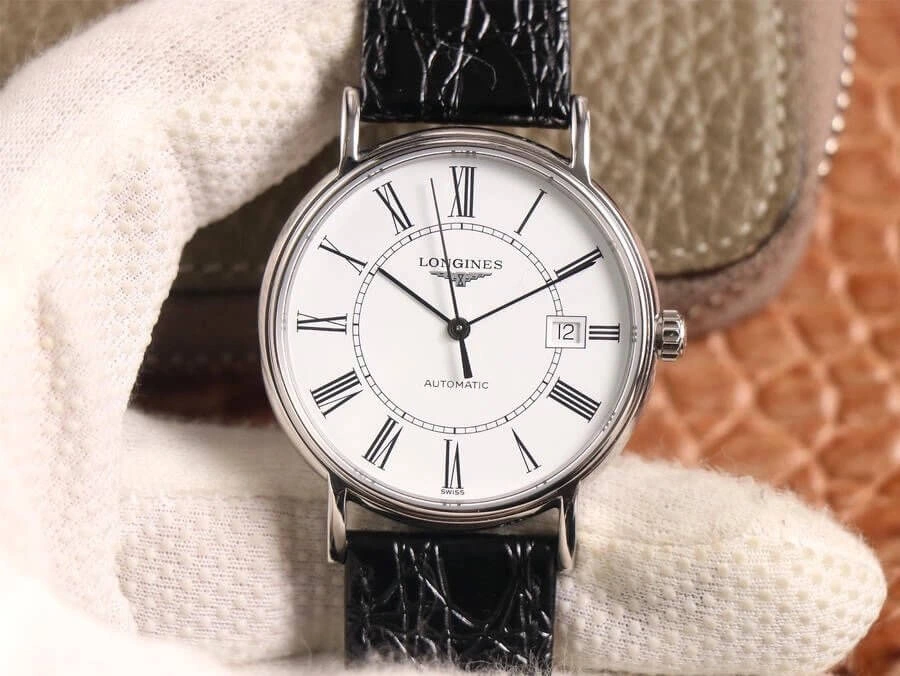 Longines Presence L4.921.4.11.2 KY factory 1:1 Best Edition Replica Watch Stainless Steel Bezel